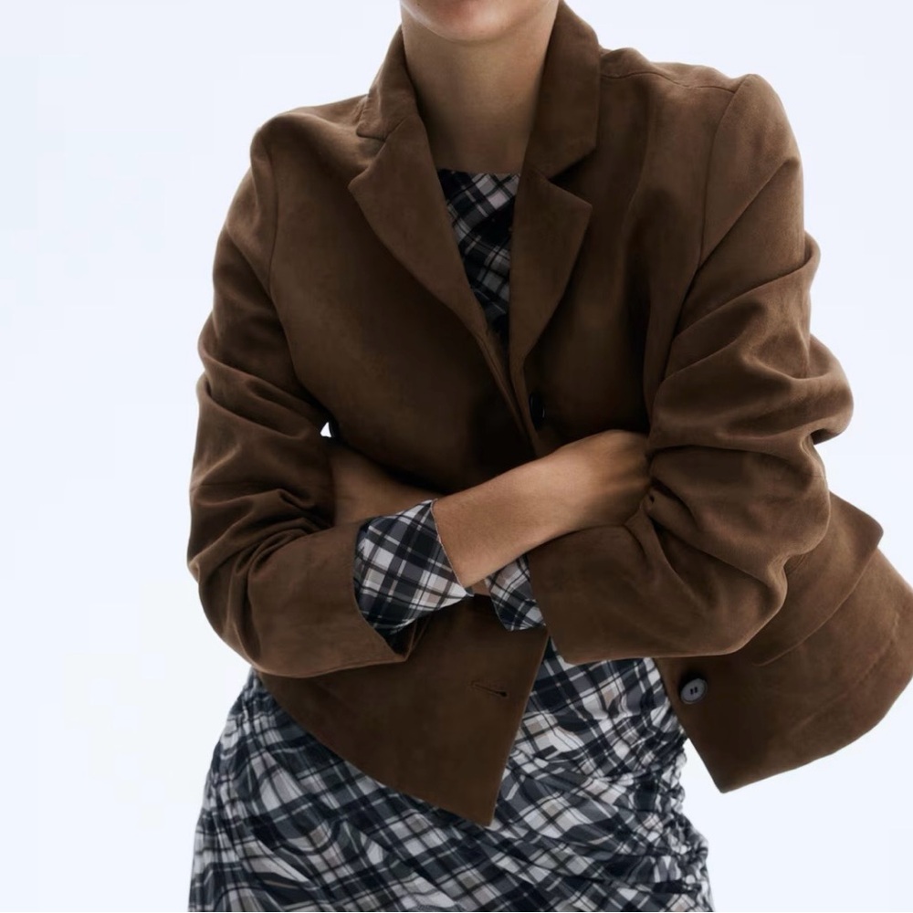 H&M Brown Women's Jacket Small - Picture 2 of 8